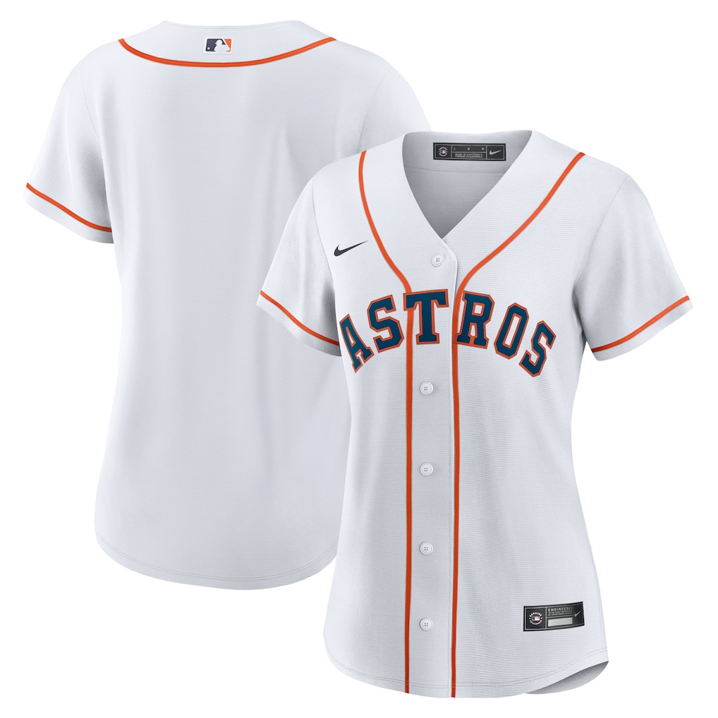 Houston Astros Nike Women's Home Replica Team Jersey - White-1