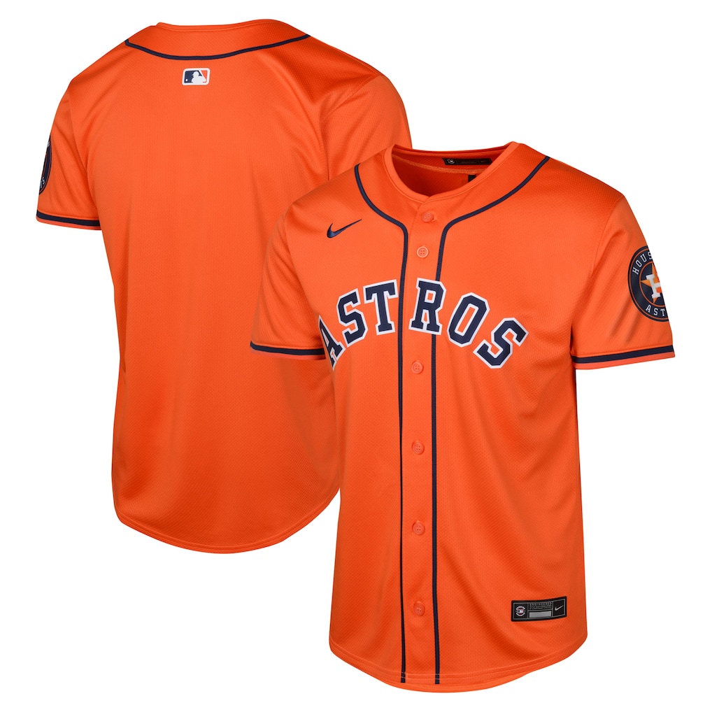 Houston Astros Nike Youth Alternate Limited Jersey - Orange-1