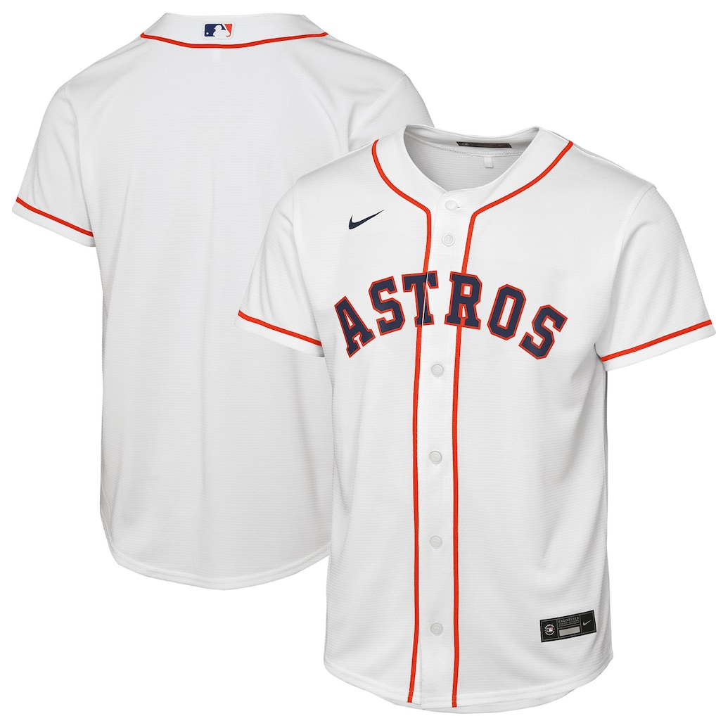 Houston Astros Nike Youth Home Replica Jersey - White-1