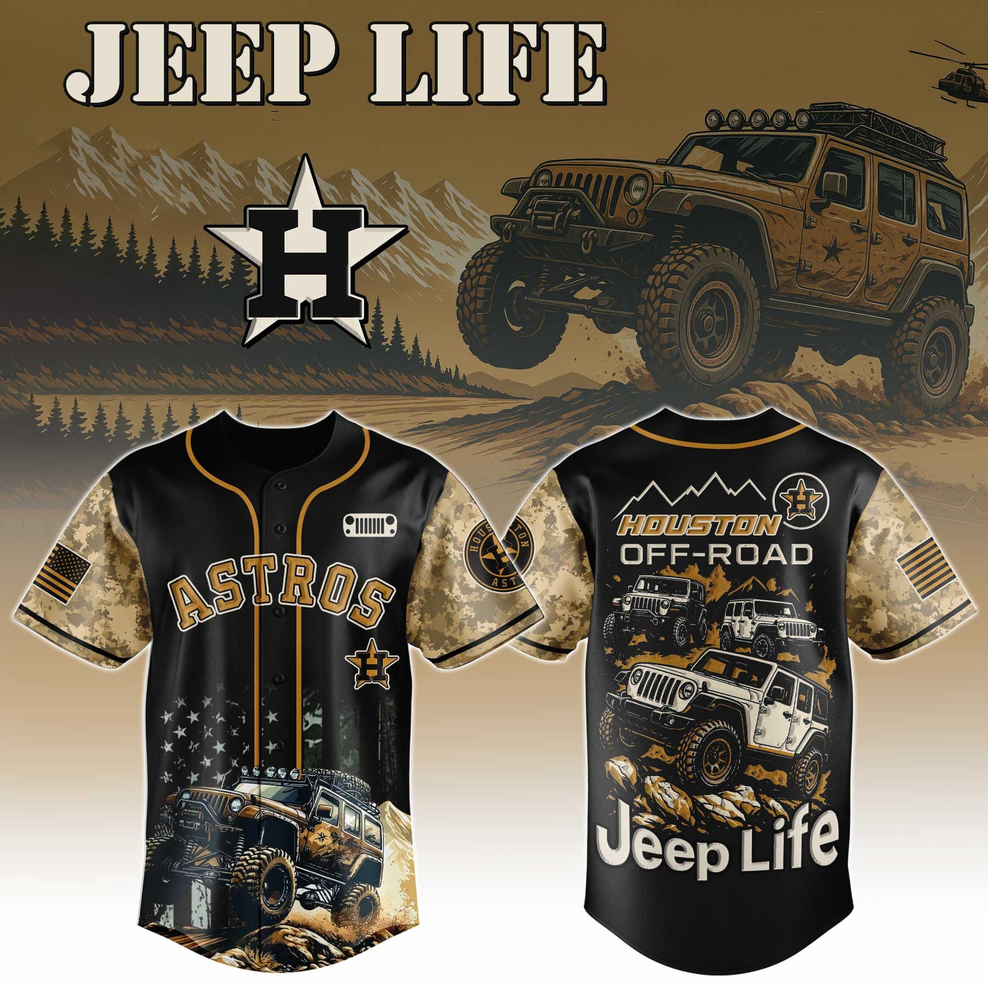 Houston Astros Off-Road Jeep Life Jersey Baseball Lovers Gifts For Jeep Owners For Him-1