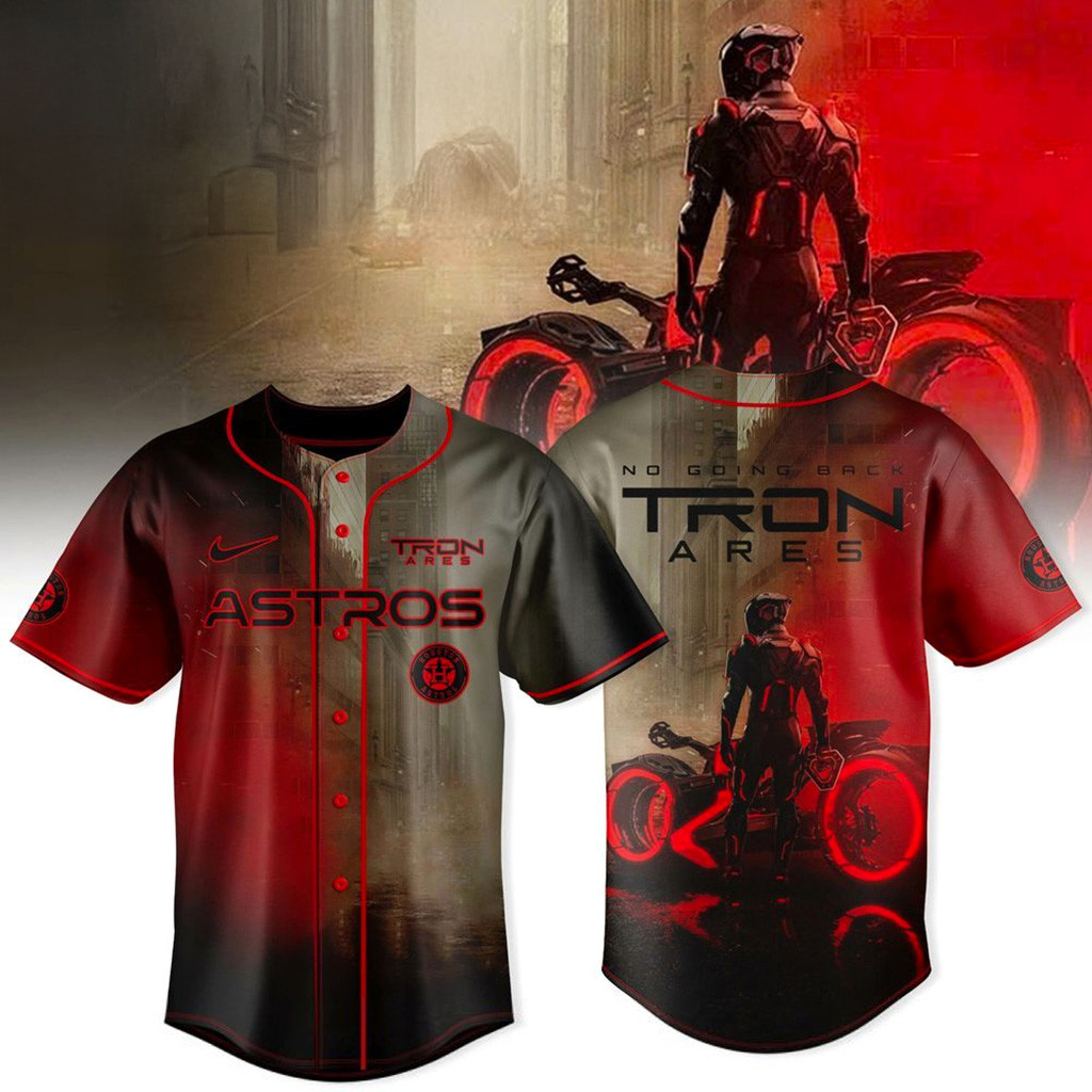 Houston Astros X Tron Ares 2025 October 10 Jersey Houston Astros Merch Gift For Him-1