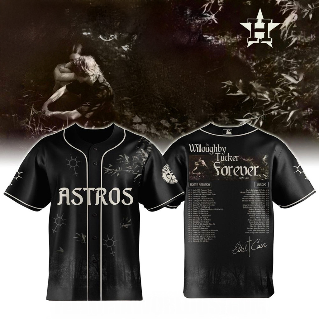 Houston Astros X Willoughby Tucker Forever Tour 2025 Jersey Houston Astros Merch Fan Gifts-1