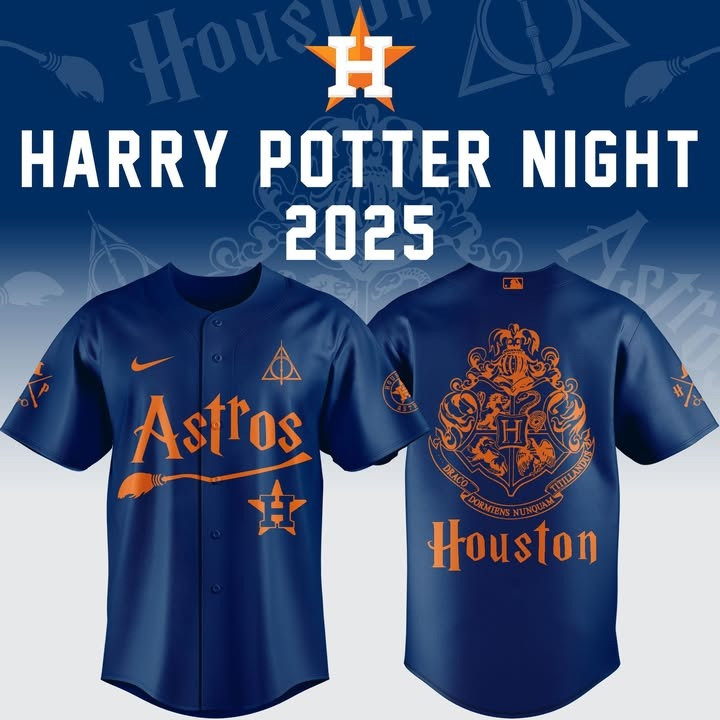 Houston Astros x Harry Potter Night 2025 Jersey Baseball Gifts For Harry Potter Fans For Him-1