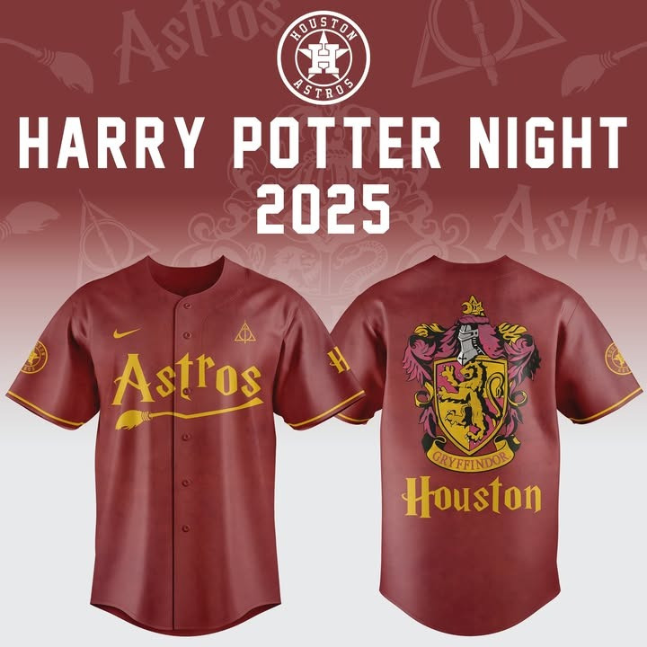 Houston Astros x Harry Potter Night 2025 Jersey MLB Best Gifts For Astros Fans For Him-1