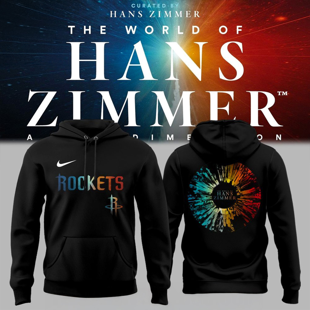 Houston Rockets X Hans Zimmer A New Dimension Tour Hoodie Houston Rockets Merch Fan Gifts-1
