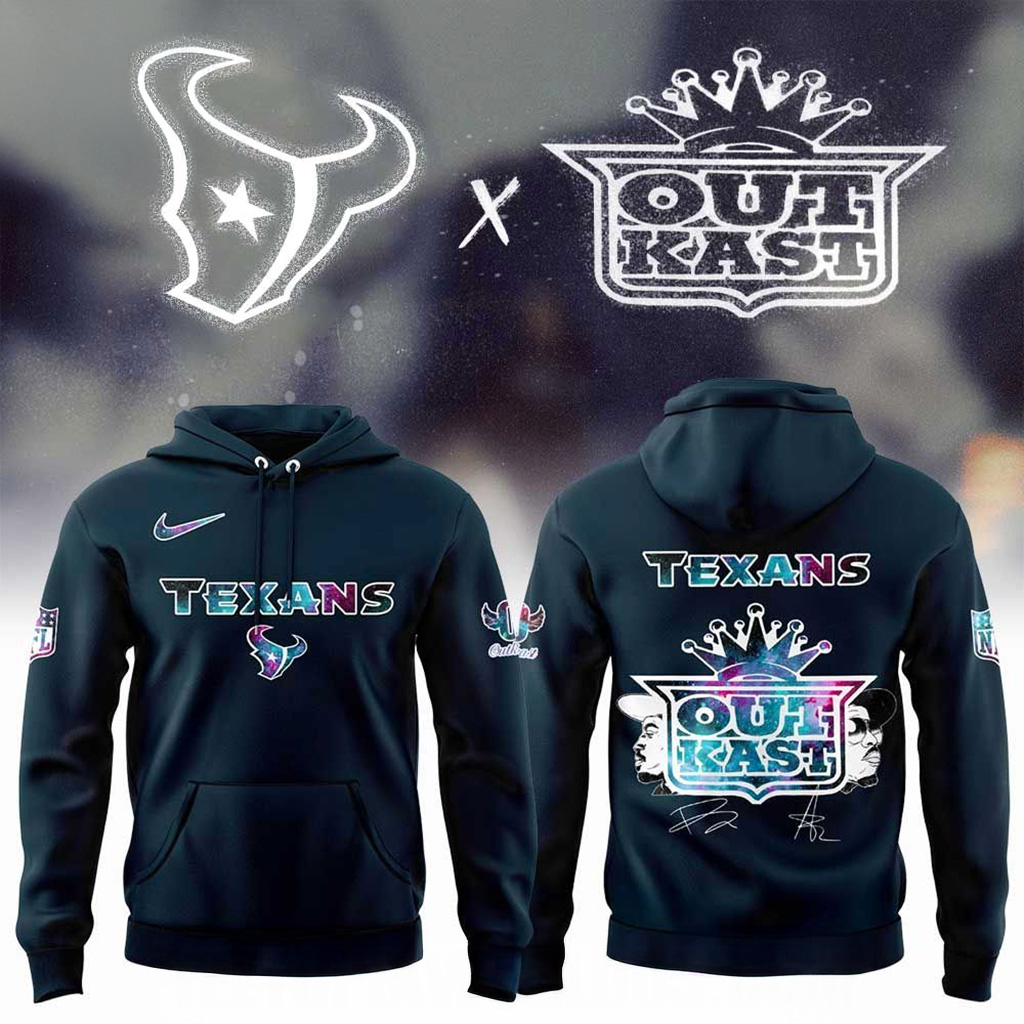 Houston Texans x Outkast Galaxy Signature Hoodie Houston Texans Merch Best Football Gifts-1