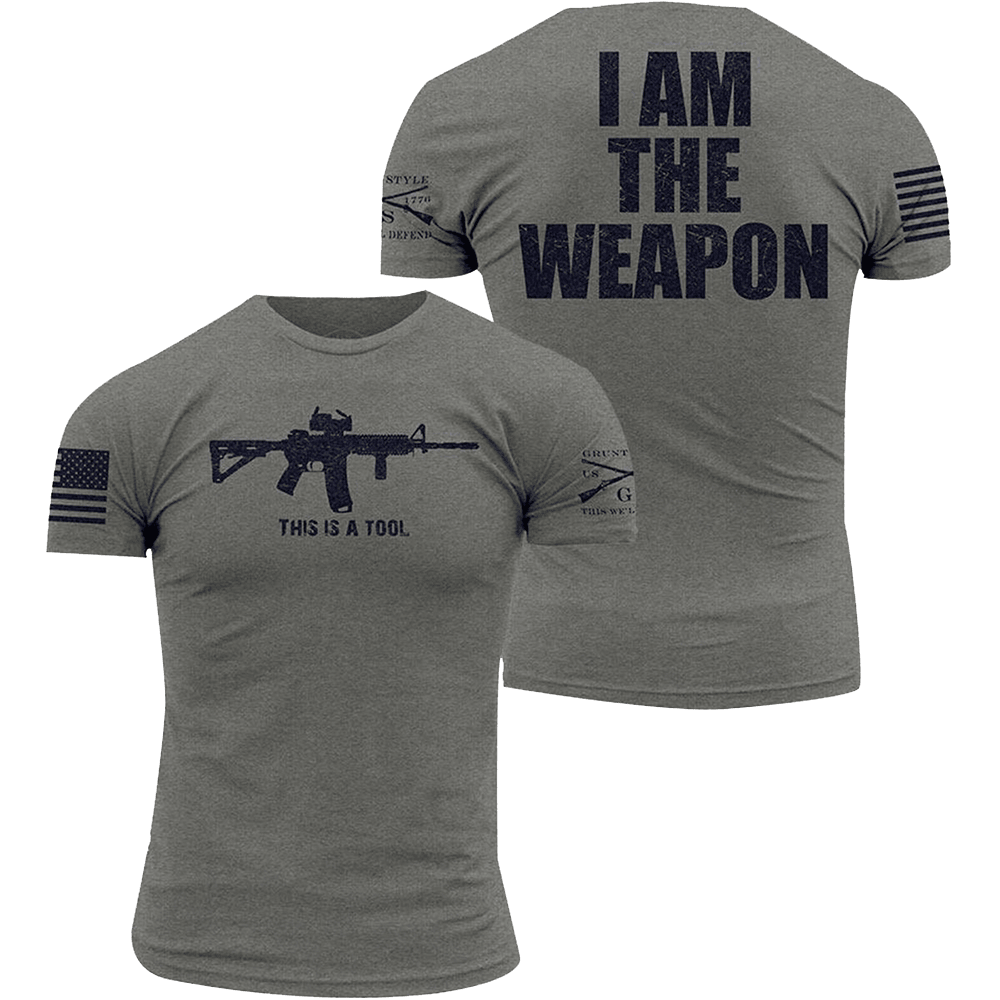 I Am The Weapon Shirt This Is A Tool Gun T-Shirt Dad Fathers Day Gifts For Gun Lovers-1 I Am The Weapon Shirt This Is A Tool Gun T-Shirt Dad Fathers Day Gifts For Gun Lovers-1