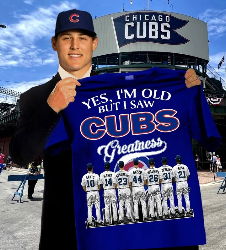 I Saw Cubs Greatness T-Shirt Baseball Clothing Game Day Apparel Chicago Cubs Lovers Gifts-1