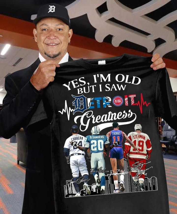 I Saw Detroit Greatness T-Shirt Detroit Sports Clothing Game Day Apparel Sports Lovers Gifts-1