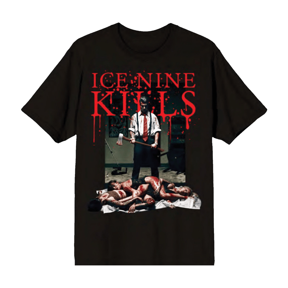 Ice Nine Kills Merch Bloody T-Shirt Halloween Ice 9 Kills Band Tour Fan Merchandise-1