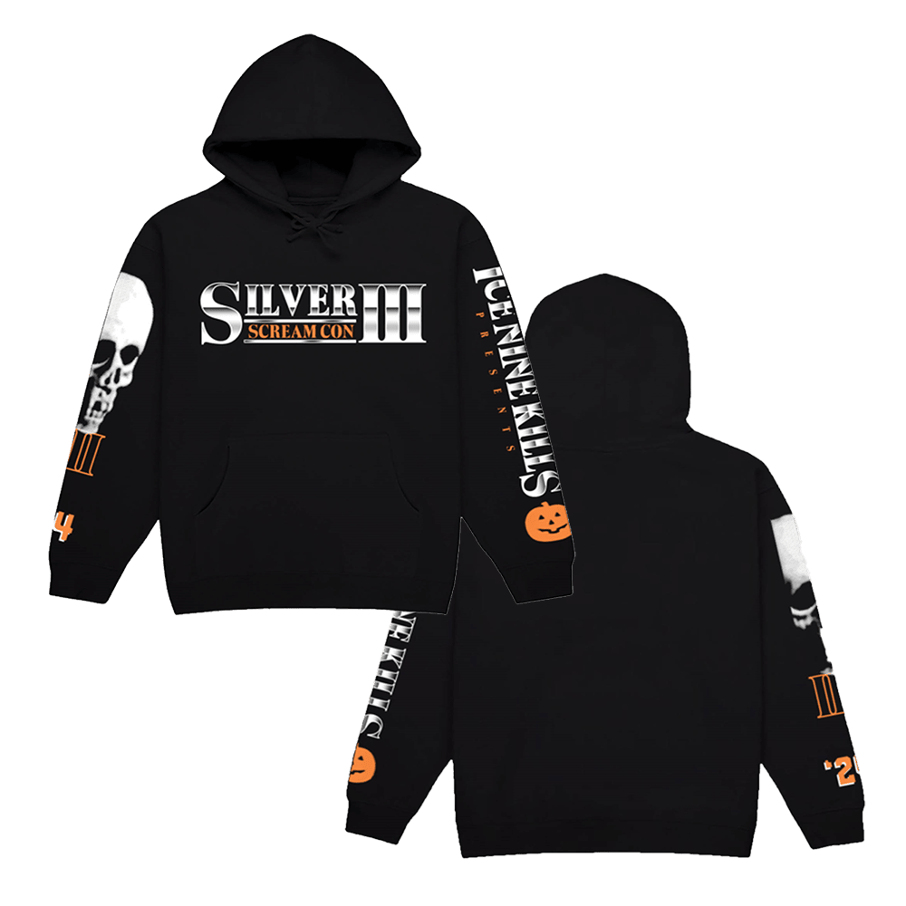 Ice Nine Kills Merch Hoodie I Survived Silver Scream Con SSC III Halloween Merch Gifts-1