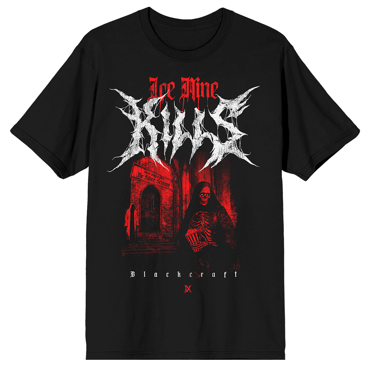 Ice Nine Kills Merch Shirt Blackcraft INK Now Showing T-Shirt Ice 9 Kills Band Merch-1 Ice Nine Kills Merch Shirt Blackcraft INK Now Showing T-Shirt Ice 9 Kills Band Merch-1