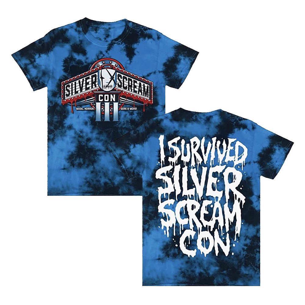 Ice Nine Kills Merch Shirt I Survived Silver Scream Con SSC III Tie Dye T-Shirt Fan Gifts-1