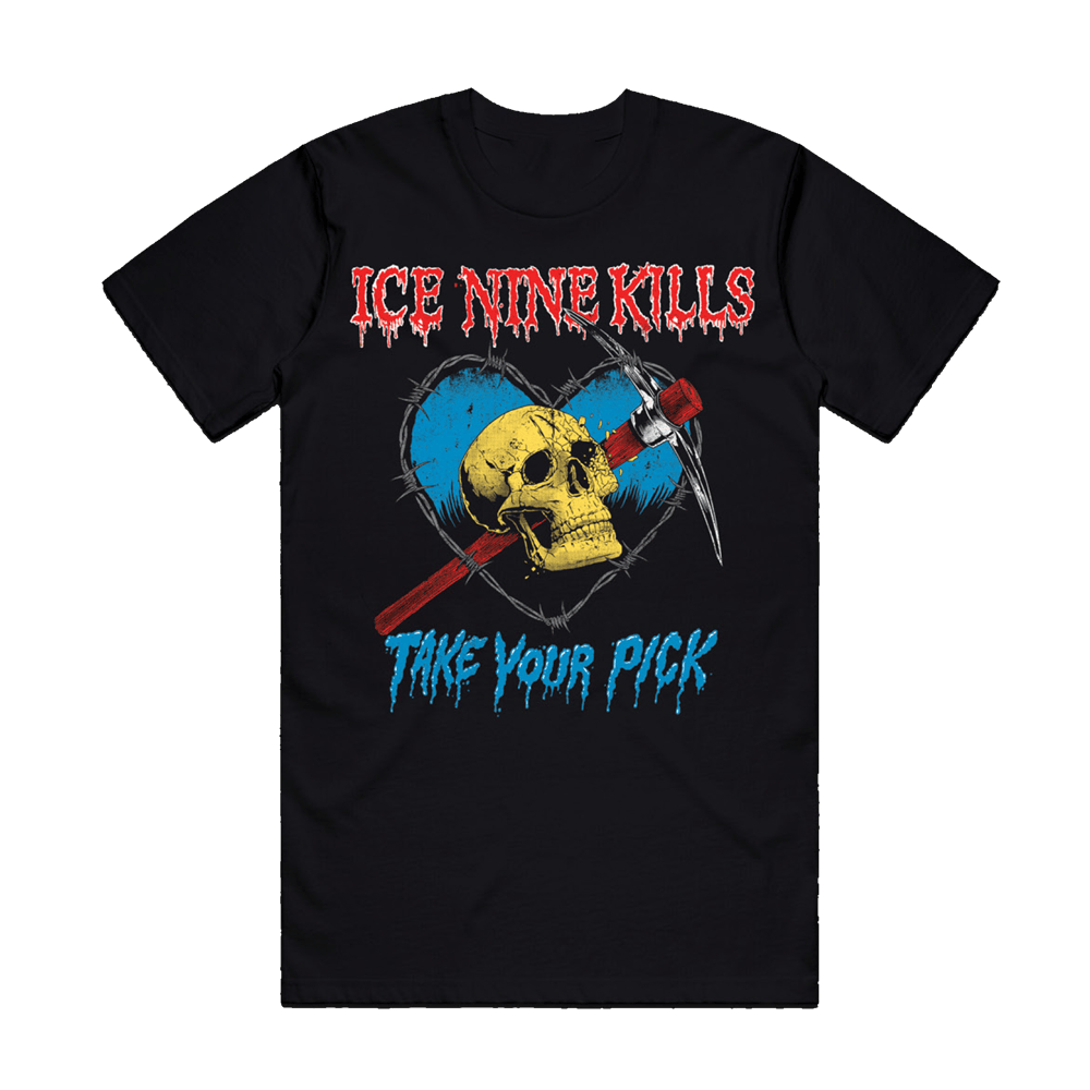 Ice Nine Kills Merch T-Shirt Skull Take Your Pick Shirt Ice 9 Kills Band Tour Merch Gifts-1