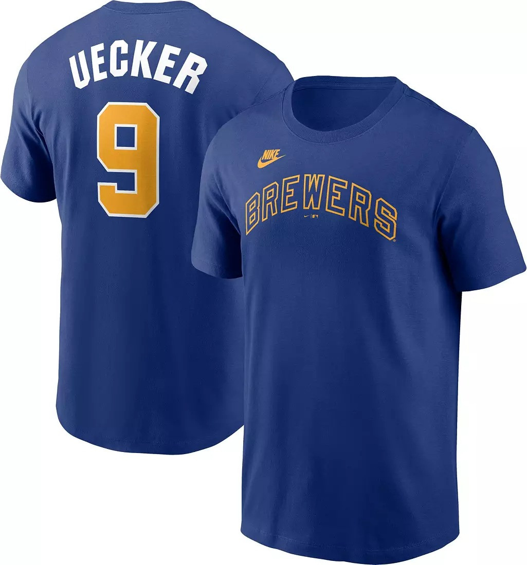 In Loving Memory Of Bob Uecker #9 T-Shirt Blue Milwaukee Brewers Fan Merch Unique Gifts-1 In Loving Memory Of Bob Uecker #9 T-Shirt Blue Milwaukee Brewers Fan Merch Unique Gifts-1