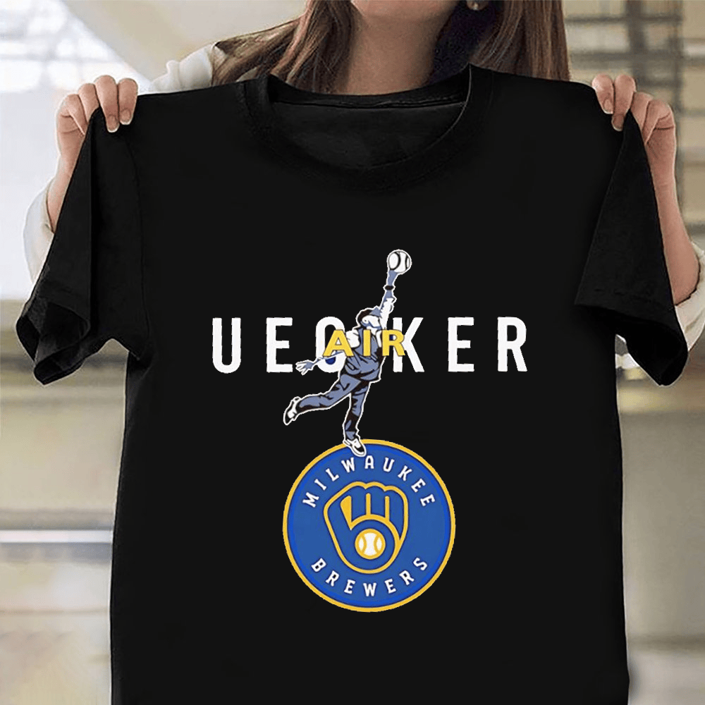 In Memory Of Bob Uecker Air T-Shirt Mr. Baseball Milwaukee Brewers Tribute Fan Merch Gifts-1