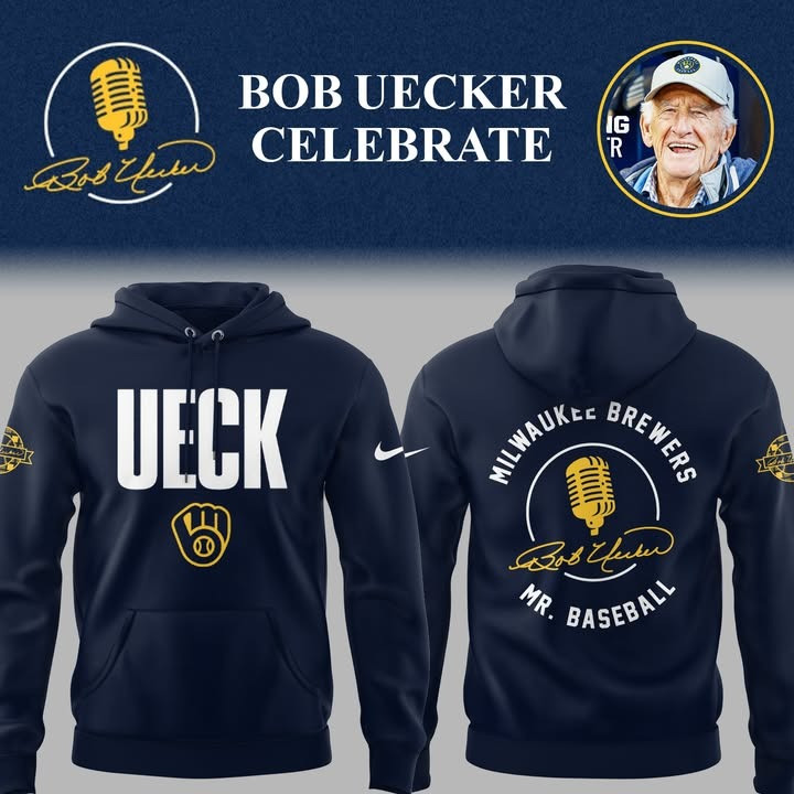 In Memory Of Bob Uecker Hoodie Celebrate Mr. Baseball Milwaukee Brewers Fan Merch Gifts-1 In Memory Of Bob Uecker Hoodie Celebrate Mr. Baseball Milwaukee Brewers Fan Merch Gifts-1