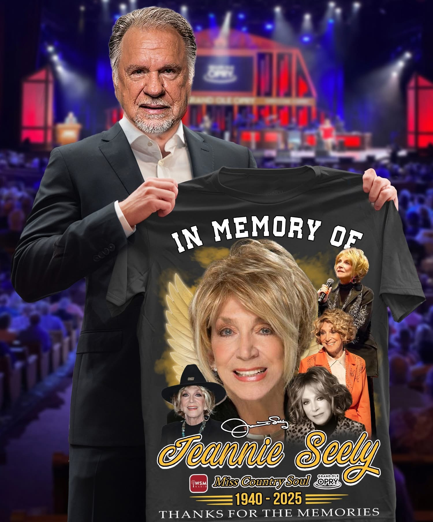 In Memory Of Jeannie Seely Thank You For The Memories Shirt 1940-2025 Miss Country Soul-1