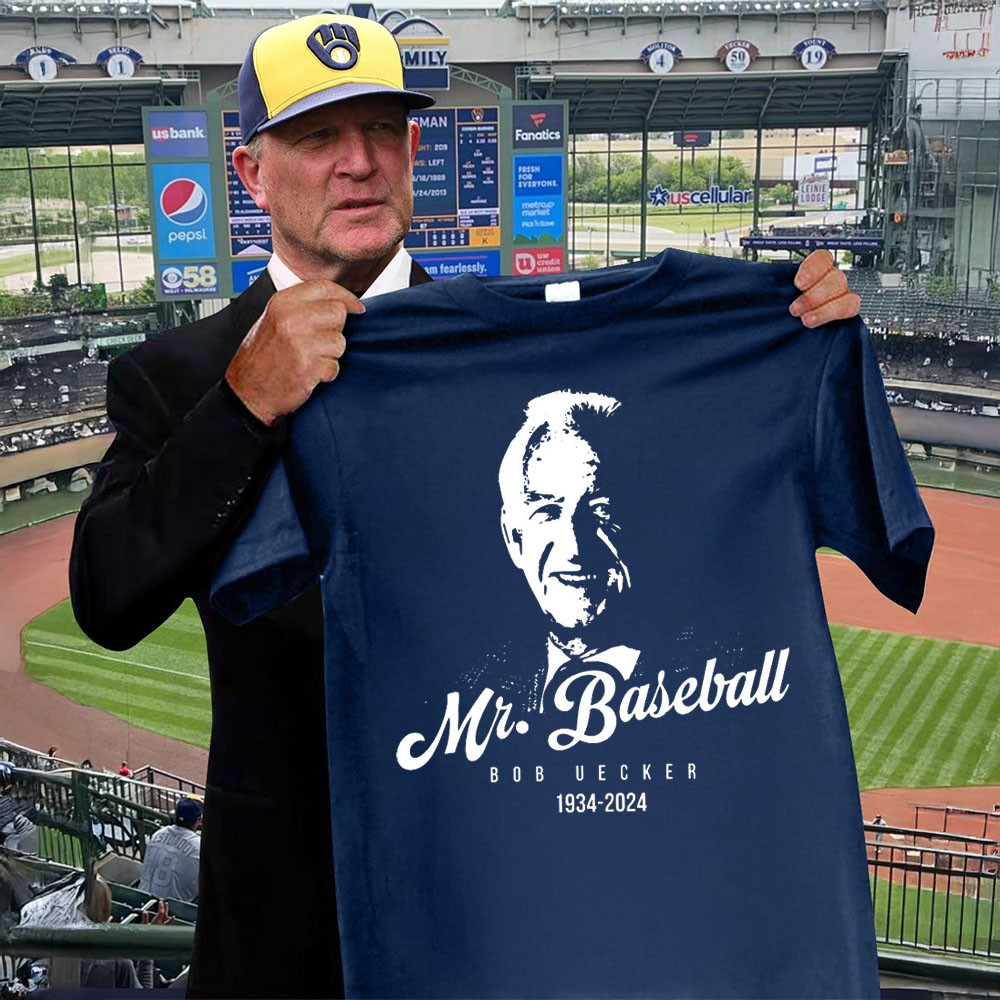 In Memory Of Mr. Baseball Bob Uecker Shirt RIP Legend Milwaukee Brewers Fan Merch Gifts-1