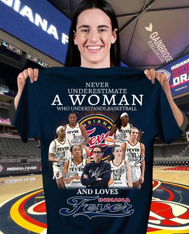 Indiana Fever A Woman Understands Basketball T-Shirt Indiana Fever Basketball Game Day Clothing-1