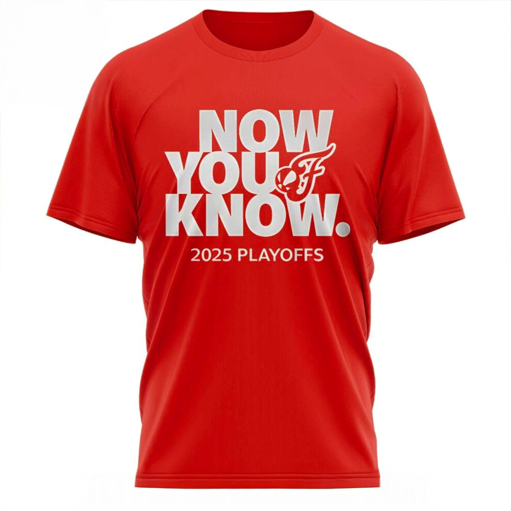 Indiana Fever Now You Know Playoffs 2025 Shirt Indiana Fever Merch Gifts For Basketball Fan-1