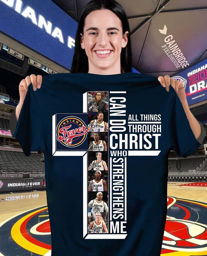 Indiana Fever Shirt I Can Do All Things Through Christ T-Shirt Indiana Fever Merch Gifts-1