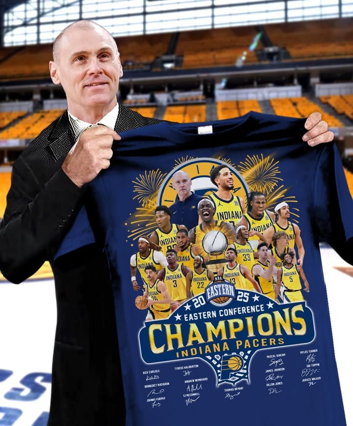 Indiana Pacers Eastern Conference Champions 2025 T-Shirt NBA Finals Merch Gifts For Him-1