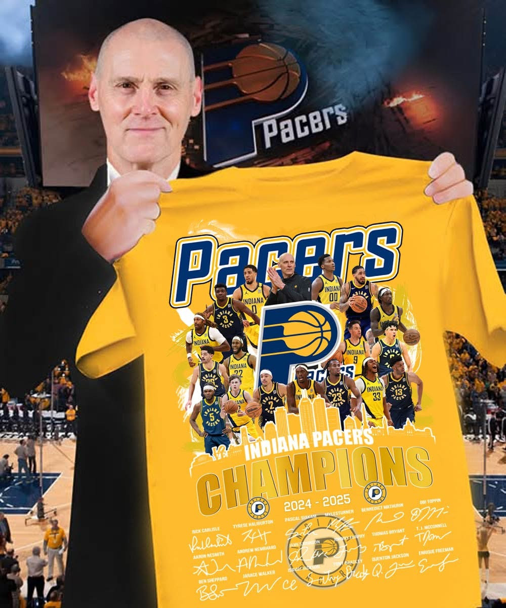 Indiana Pacers Eastern Conference Champions T-Shirt Final NBA 2025 Merch Great Fan Gifts-1