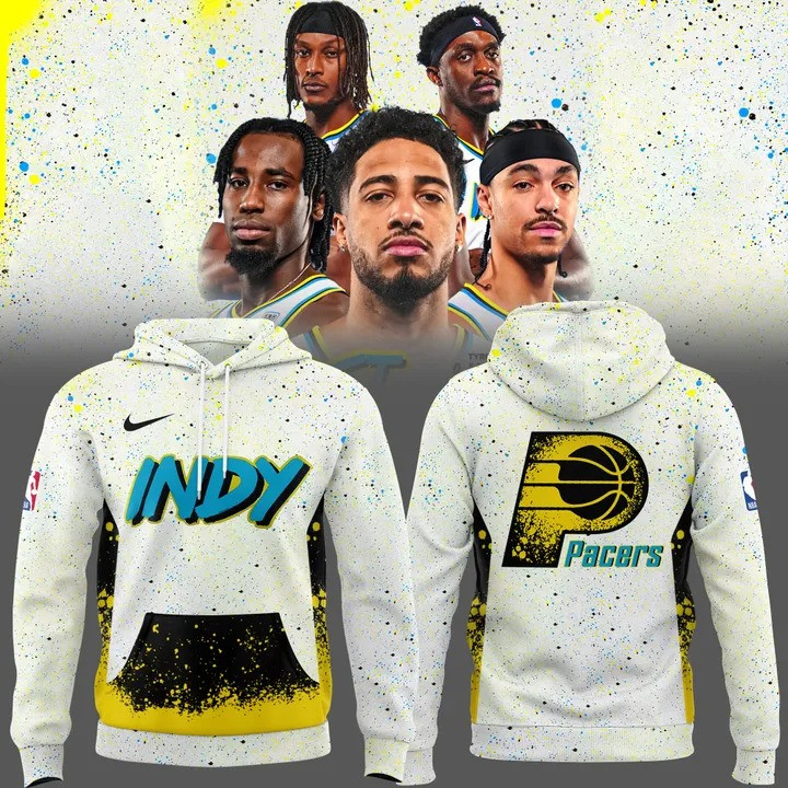 Indiana Pacers Hoodie 2025 Indy NBA Merch Apparel Basketball Indiana Pacers Fan Gifts-1