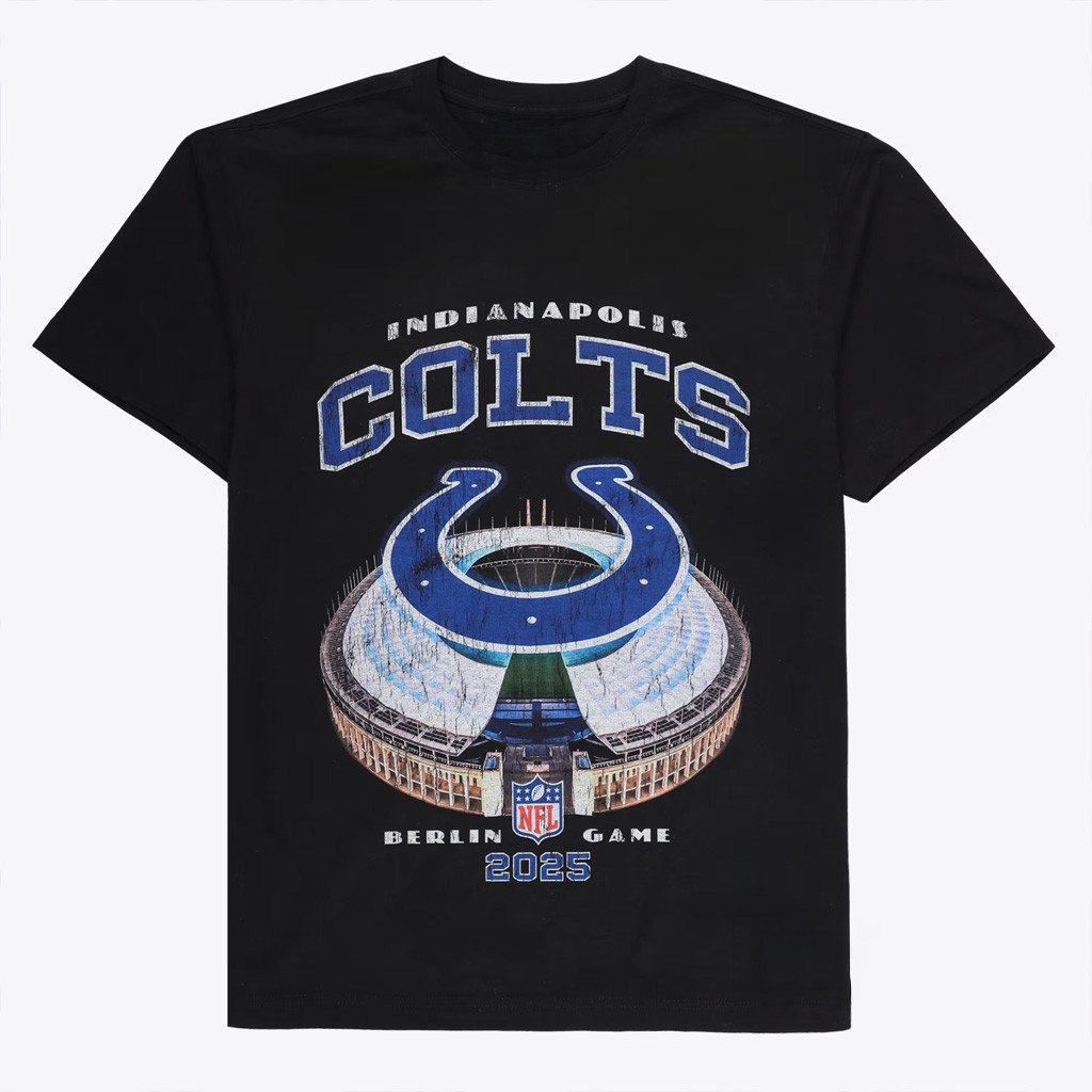 Indianapolis Colts Stadium Berlin game 2025 T-Shirt Colts Merch Christmas Gift Ideas For Him-1