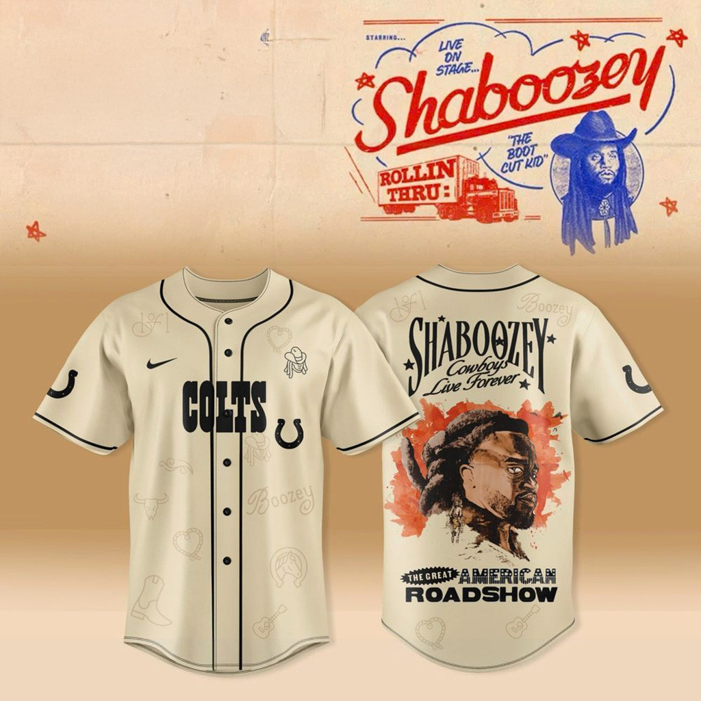 Indianapolis Colts X Shaboozey The Great American Roadshow 2025 Jersey Colts Merch Fan Gifts-1
