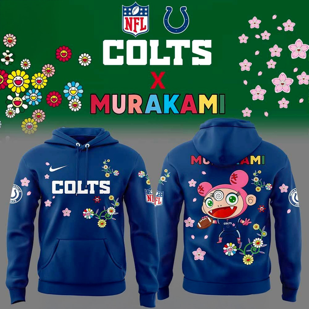 Indianapolis Colts x Takashi Murakami Hoodie Indianapolis Colts Merch Gift For Girlfriend-1 Indianapolis Colts x Takashi Murakami Hoodie Indianapolis Colts Merch Gift For Girlfriend-1