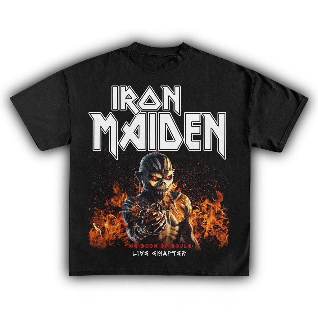 Iron Maiden Book Of Souls T-Shirt Black Iron Maiden Merch Gifts For Band Fans-1