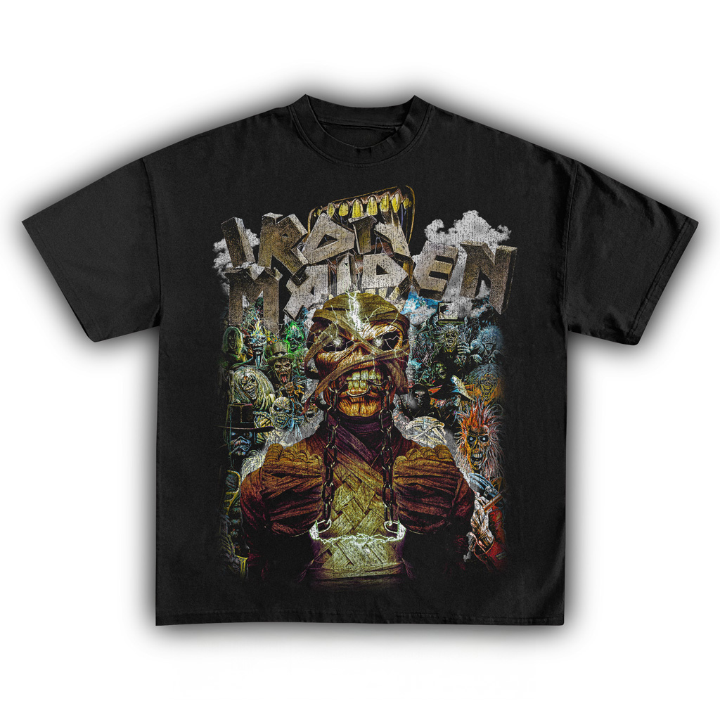 Iron Maiden Fear Of Dark Black T-Shirt Iron Maiden Merch Presents For Music Lovers-1 Iron Maiden Fear Of Dark Black T-Shirt Iron Maiden Merch Presents For Music Lovers-1