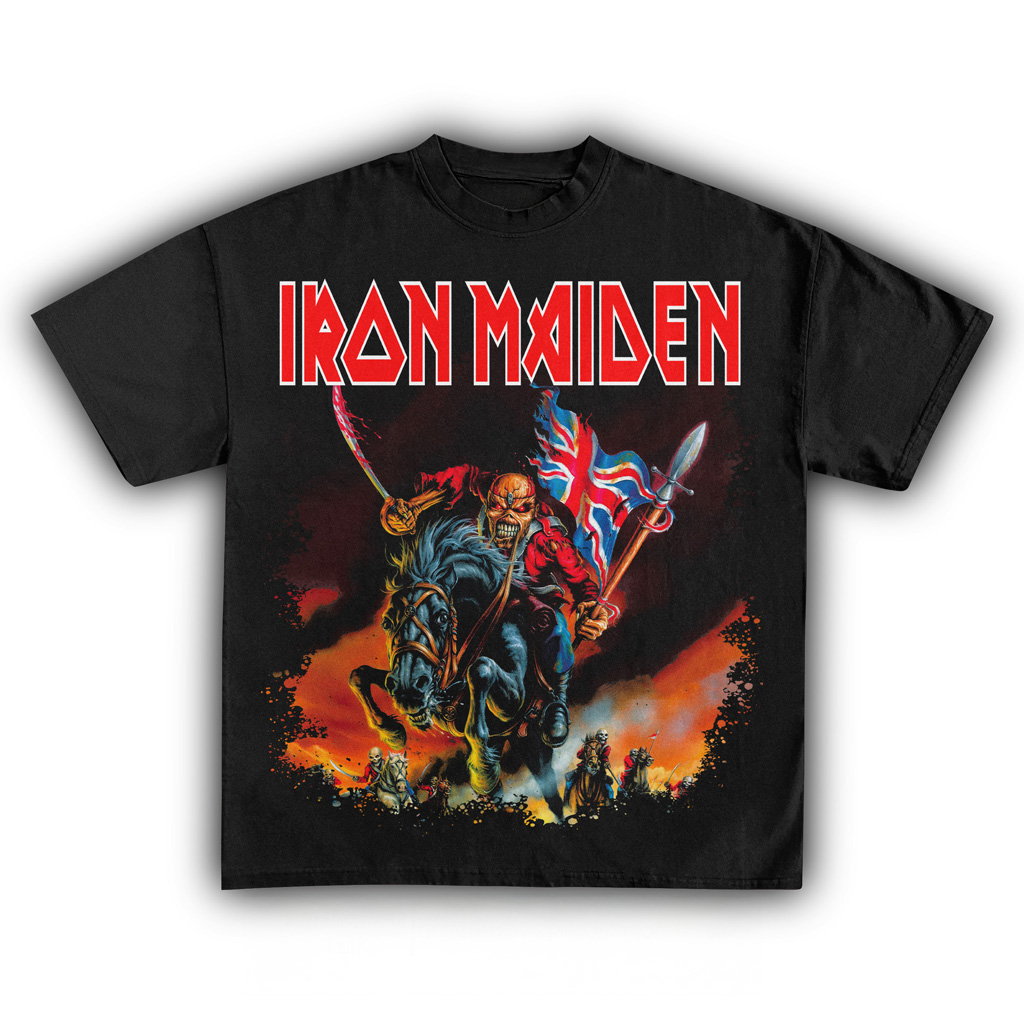 Iron Maiden Hell On Earth T-Shirt Black Iron Maiden Merch For Fans Christmas Gifts For Men-1 Iron Maiden Hell On Earth T-Shirt Black Iron Maiden Merch For Fans Christmas Gifts For Men-1