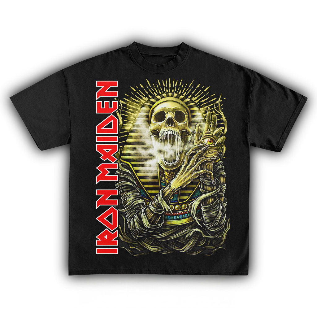 Iron Maiden Pharaoh Eddie T-Shirt Iron Maiden Merch Gifts For Music Fans-1