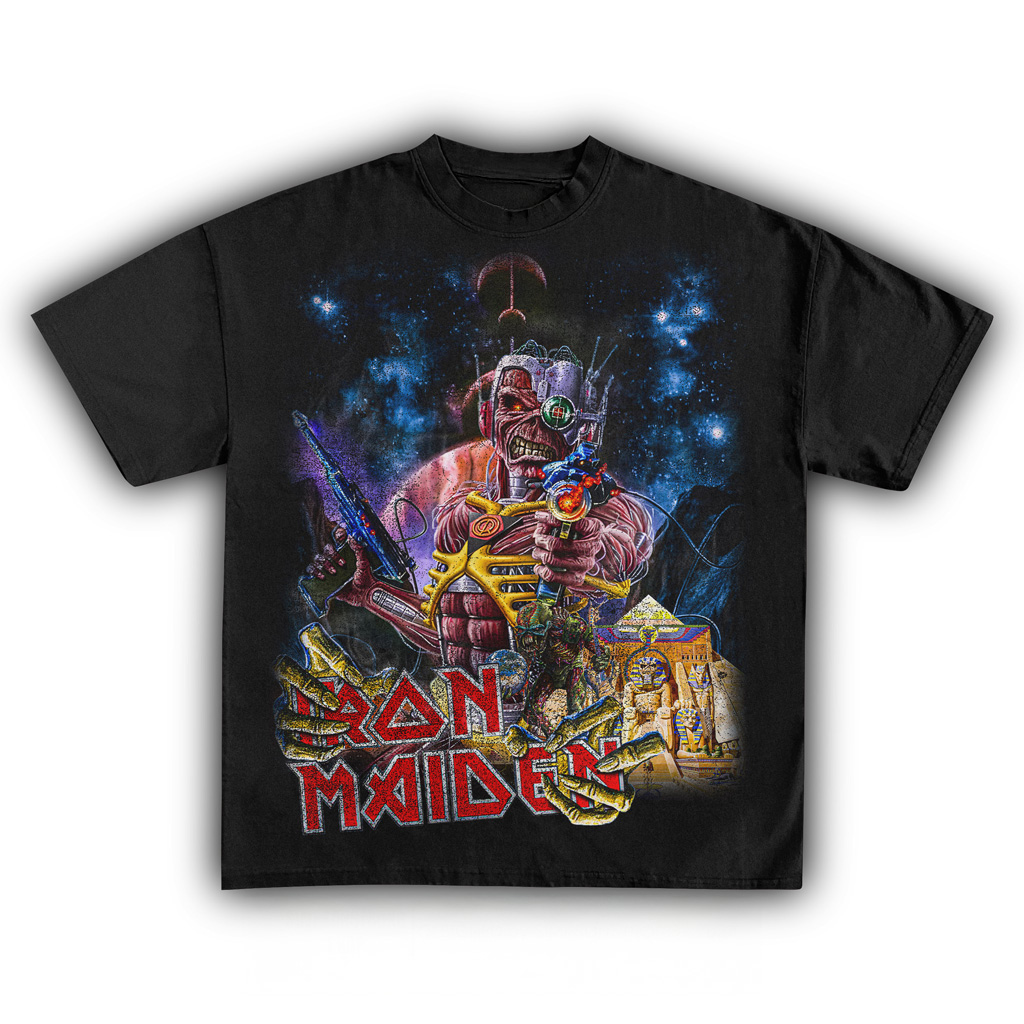 Iron Maiden Time Machine T-Shirt Iron Maiden Merch Music Lover Gifts For Him-1