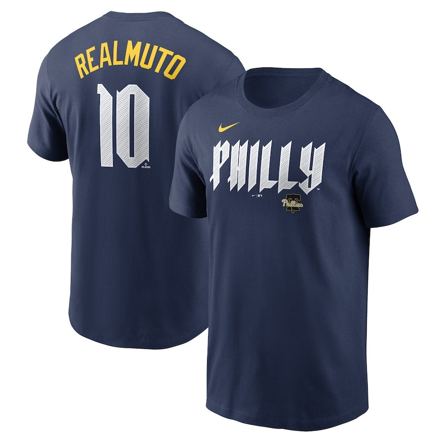 J.T. Realmuto Philadelphia Phillies City Connect T-Shirt Name & Number Merch For Fans-1