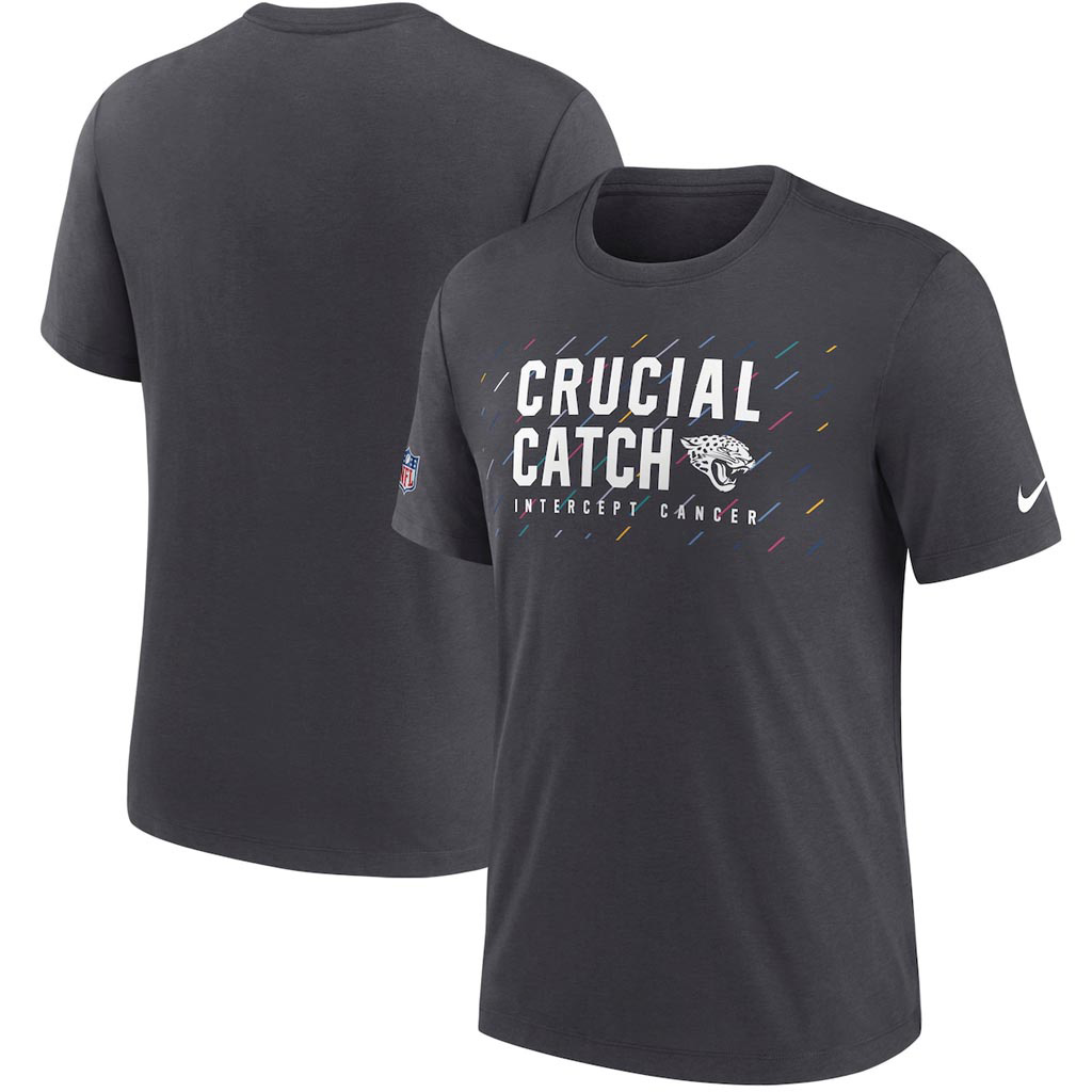 Jacksonville Jaguars Crucial Catch NFL T-Shirt 2025 Rainbow Jaguars Merch Friend Gifts-1