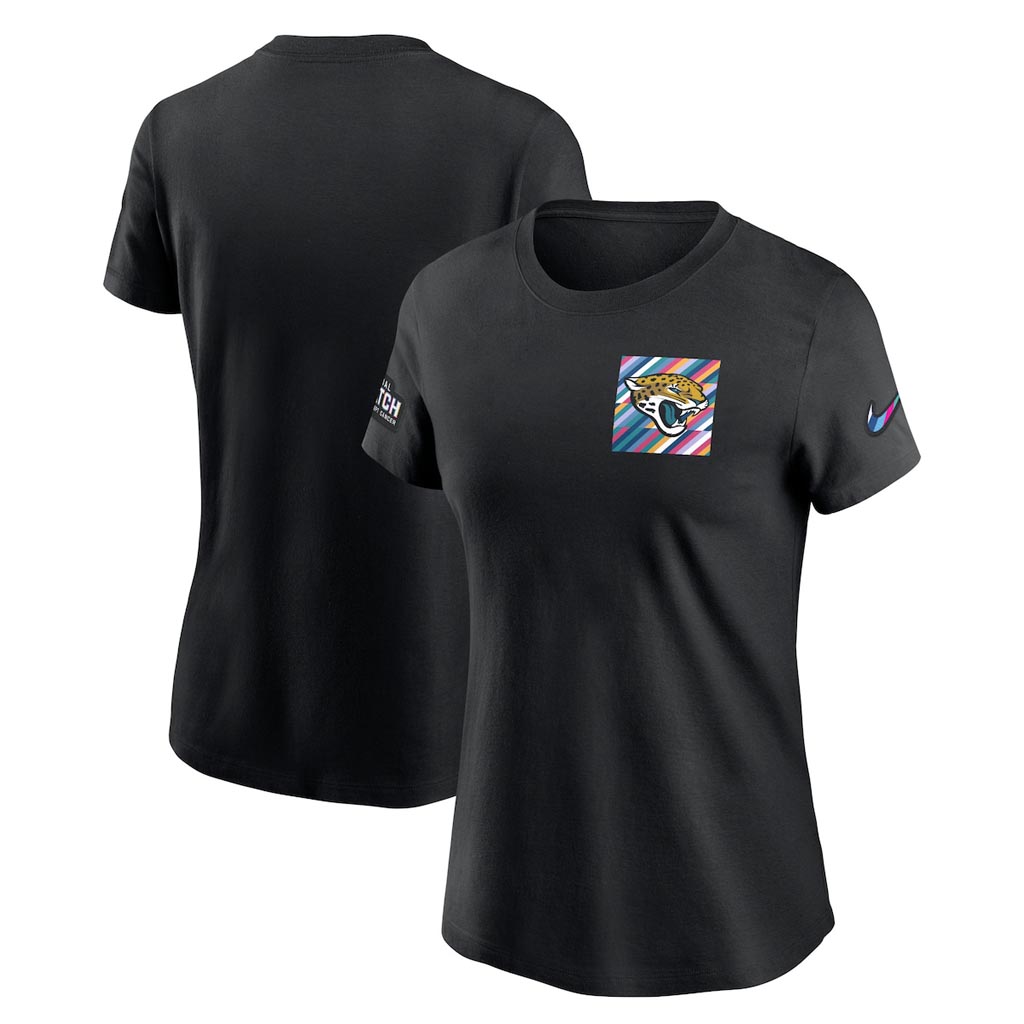 Jacksonville Jaguars Crucial Catch NFL T-Shirt 2025 Rainbow Jaguars Merch Sister Gift Ideas-1