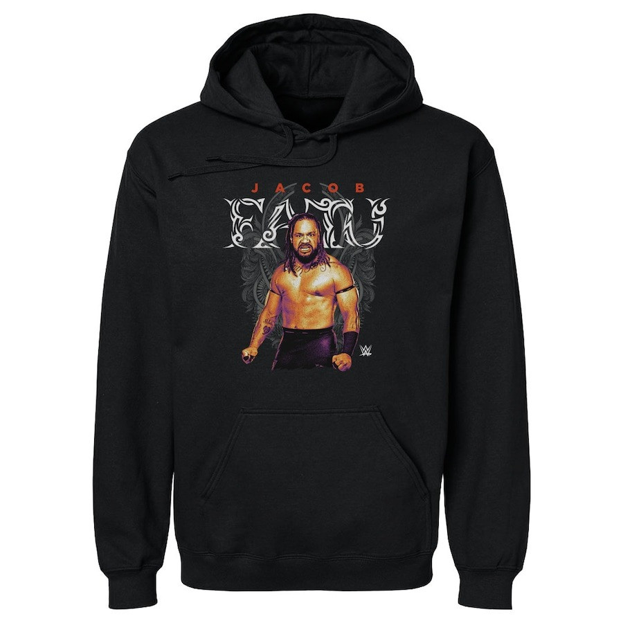 Jacob Fatu Hoodie Wrestler WWE Native Jacob Tribal Pullover Hoodie Clothing-1