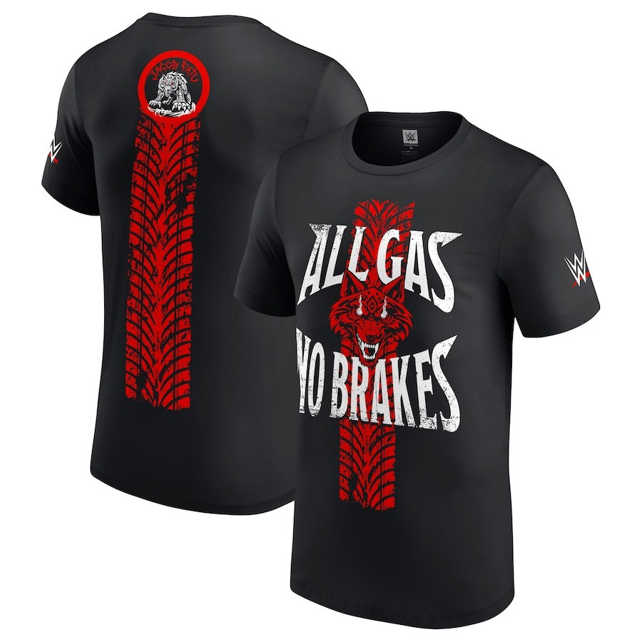 Jacob Fatu Shirt Tribal Wolf Native All Gas No Brakes Jacob Fatu Merchandise WWE Gifts-1
