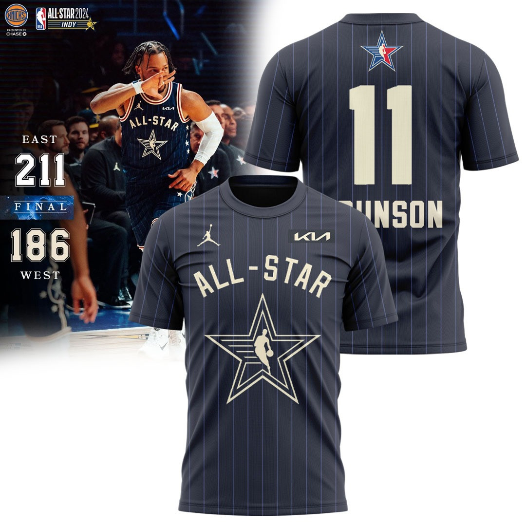 Jalen Brunson NBA All Stars T-Shirt Jalen Brunson Merch Basketball Fan Gift Ideas-1