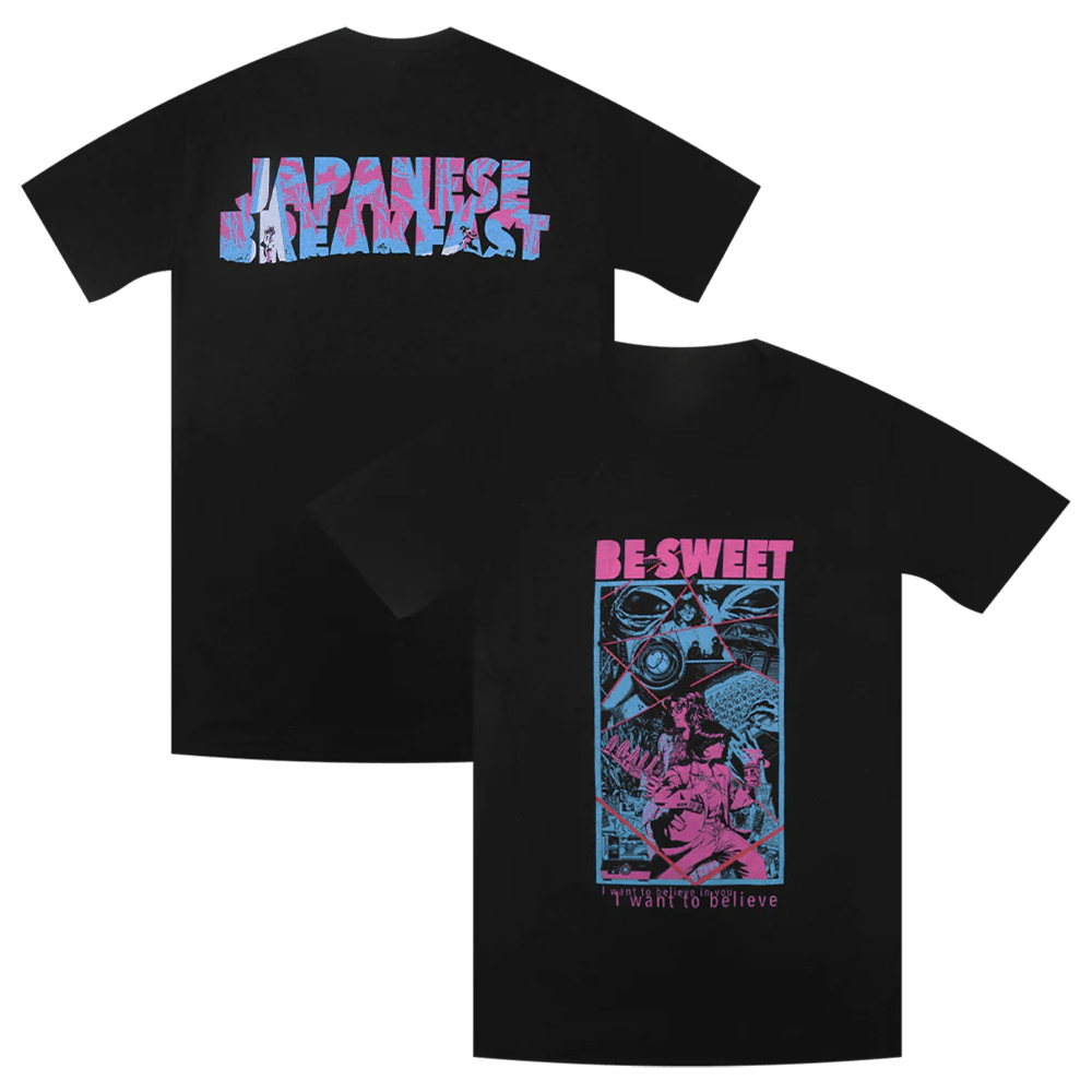 Japanese Breakfast Merch Japanese Breakfast Be Sweet Black T-Shirt Perfect Father's Day Gifts-1