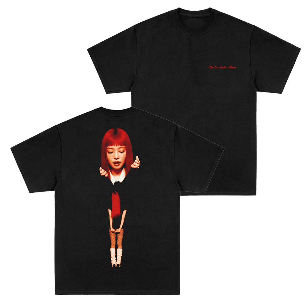 Jennie Merch Ruby Black Album Kpop T-Shirt Music Lovers Gifts For Fans Gifts For Sister-1
