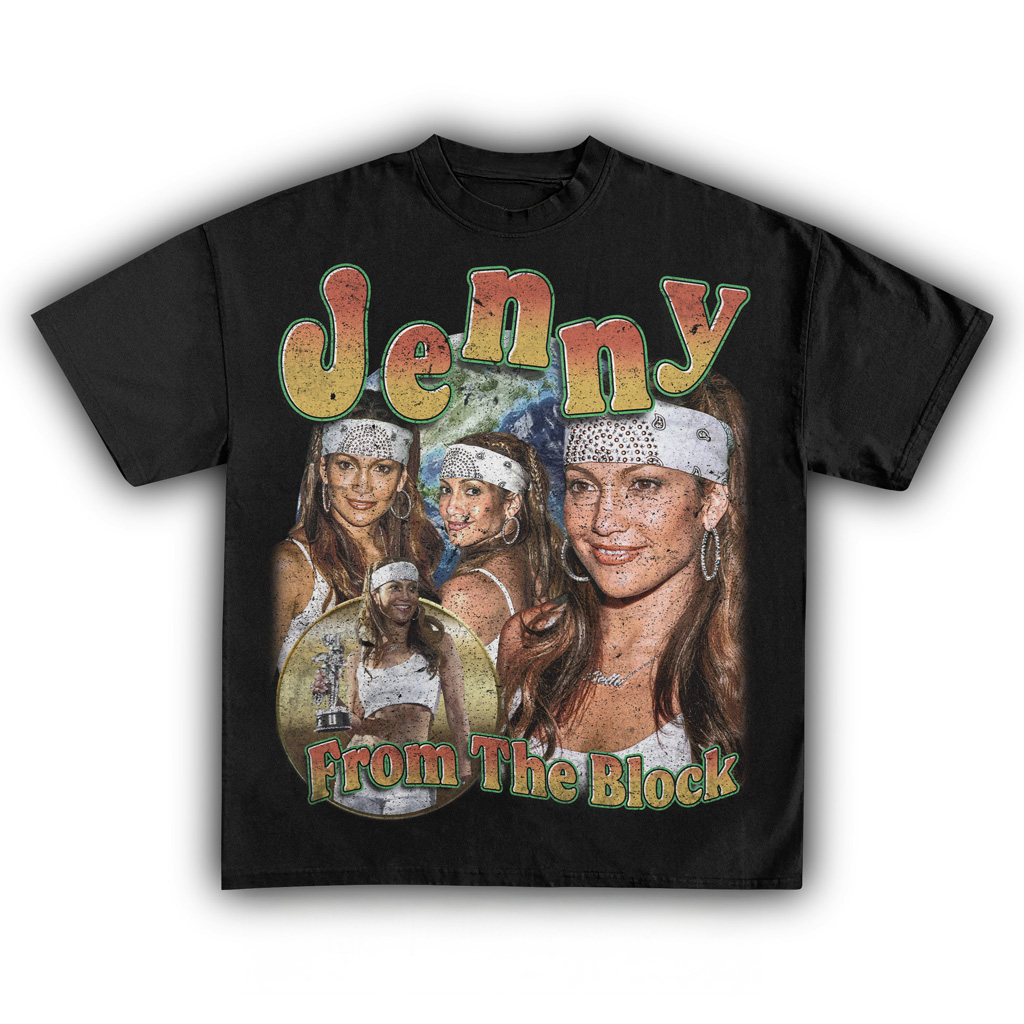 Jenny From The Block T-Shirt Black Fan Merch Christmas Gifts For Wife-1
