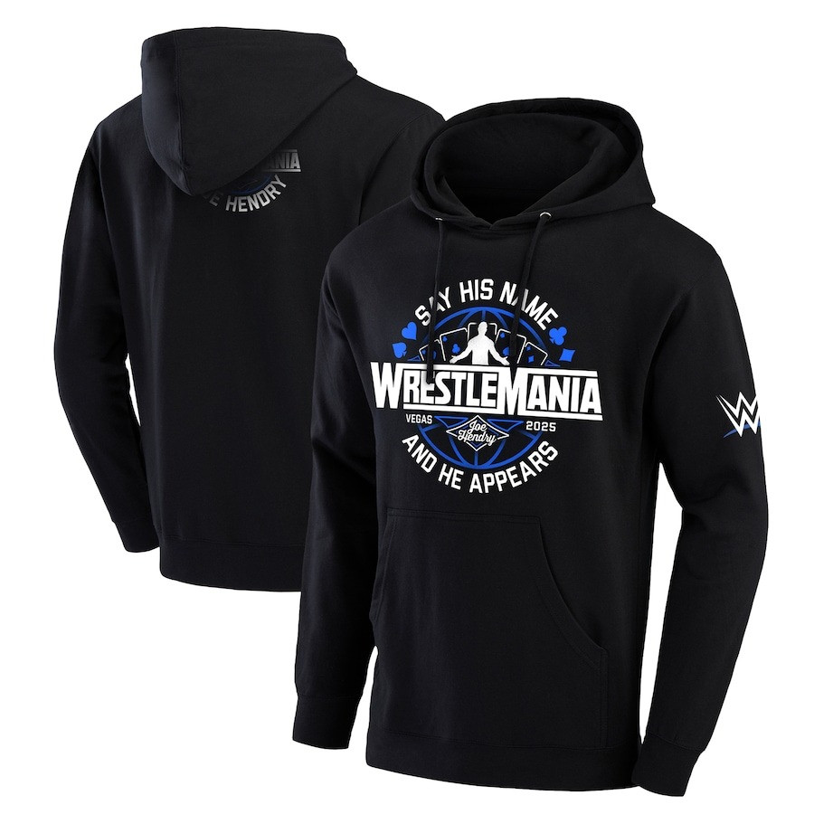 Joe Hendry WrestleMania Merch Hoodie I Believe In Joe Hendry WrestleMania 41 Logo 2025-1