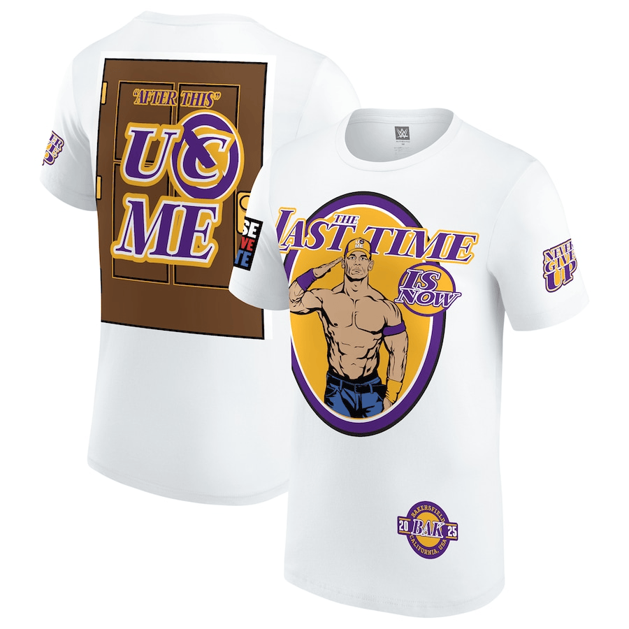 John Cena Farewell Tour 2025 Bakersfield Shirt Never Give Up John Cena Fan Merch Clothing-1