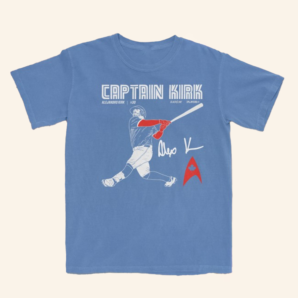 Jomboy Media Merch Captain Kirk Shirt Gifts For Baseball Lovers-1