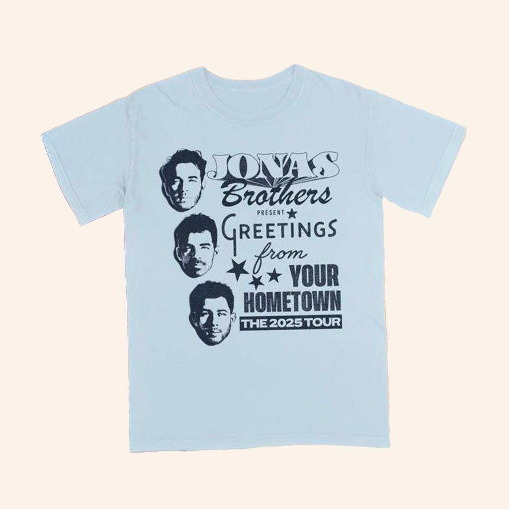 Jonas Brother Present Greeting From Your Hometown The 2025 Tour Shirt Jonas Brothers Merch-1